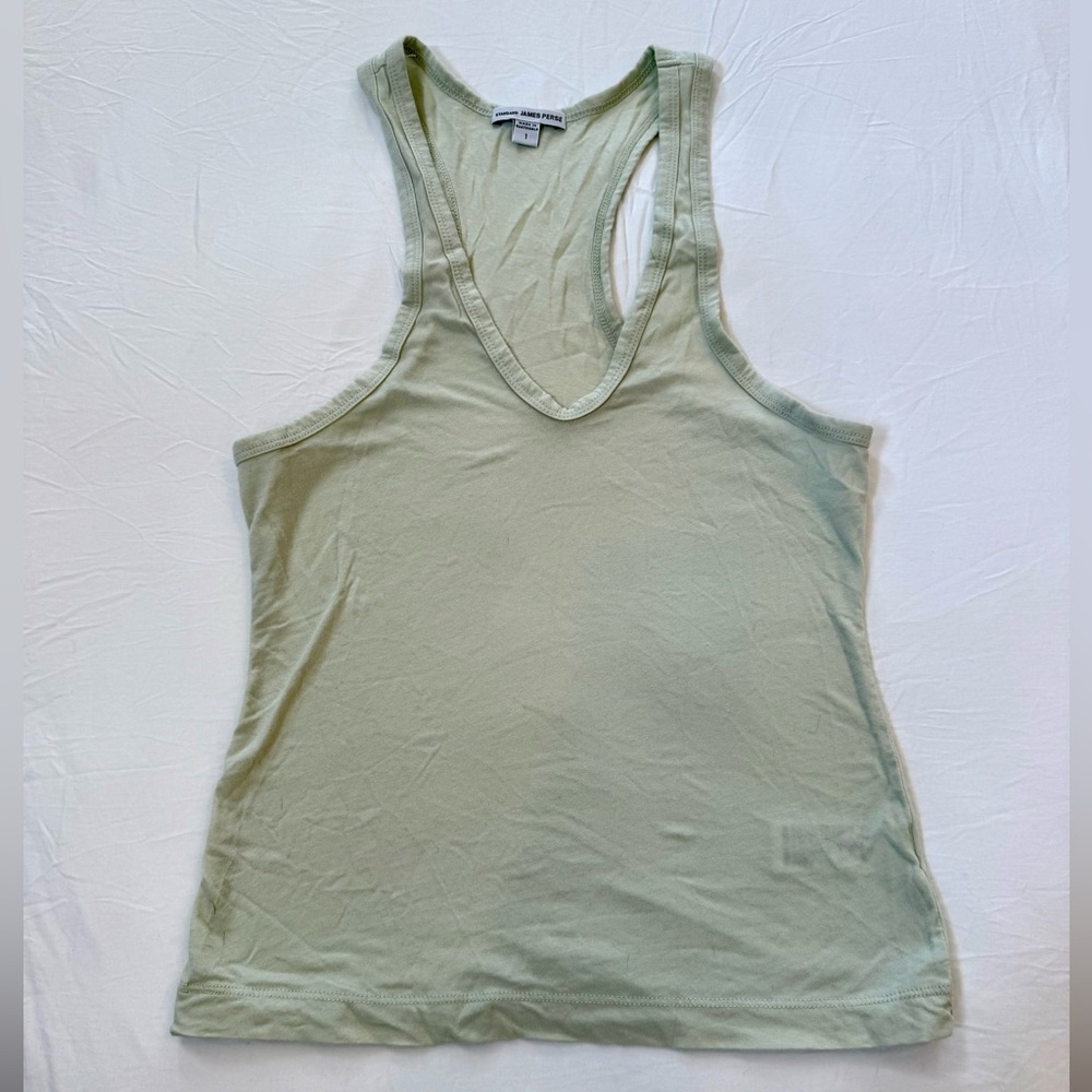 James Perse Cut Away Racerback Tank